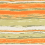 Tissu viscose vague orange et kaki