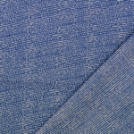 Tissu coton trait irrégulier bleu