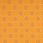 Tissu double gaze bouton - jaune moutarde