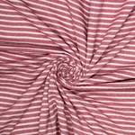 Tissu coton rayure DUNE rouge bordeaux