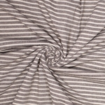 Tissu coton DUNE rayure gris
