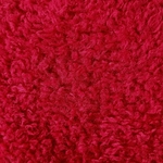 Tissu fausse fourrure teddy mouton rouge (1)