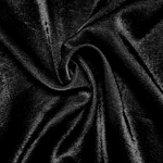 Tissu viscose polyamide noir brillant