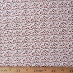 Tissu coton vieux rose petites fleurs (2)