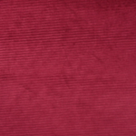 Tissu jersey velours côtelé rouge bordeaux. (1)