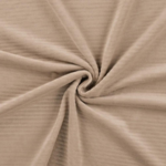 Tissu jersey velours côtelé beige (2)