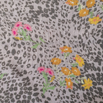 Tissu viscose animalier léopard et fleur beige (1)