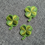 Patch thermocollant trèfle à quatre feuilles vert (1)