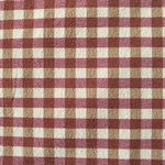 Tissu polyester stretch vichy bordeaux (2)