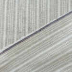 Tissu lin viscose rayure beige et écru (1)