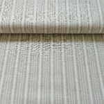 Tissu lin viscose rayure beige et écru