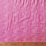 Tissu jersey coton  rayé zèbre rose