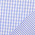 Tissu coton vichy bleu (2)