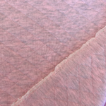 Tissu matelassé chiné rose gris (2)