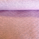 Tissu matelassé chiné rose gris