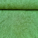 Tissu coton éponge vert pomme