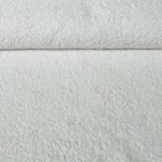 Tissu coton éponge blanc