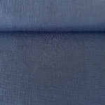Tissu double gaze plumetis bleu gris (1)