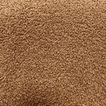 Tissu fausse fourrure bouclette cognac