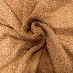 Tissu fausse fourrure bouclette cognac (1)