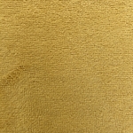 Tissu éponge bambou jaune moutarde