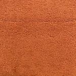 Tissu éponge bambou orange cuivre