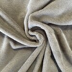 Tissu éponge bambou uni gris perle (1)