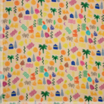 Tissu viscose imprimé soleil vacance (2)