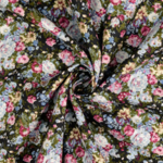 Tissu popeline de coton fleuri fond noir (900) (1)