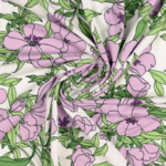 Tissu jersey viscose fleur seventie mauve(900) (2)