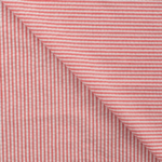 Tissu coton rayure seersucker blanc et rouge (900)