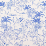 Popeline de coton citron bleu et blanc (900) (2)