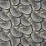 Viscose satin éventail beige