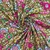 Tissu coton fleuri seventy WOODY vert (2)