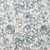 Tissu coton fleur bleue esprit toile de jouy