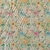 Tissu coton beige fleuri aux couleurs pastels