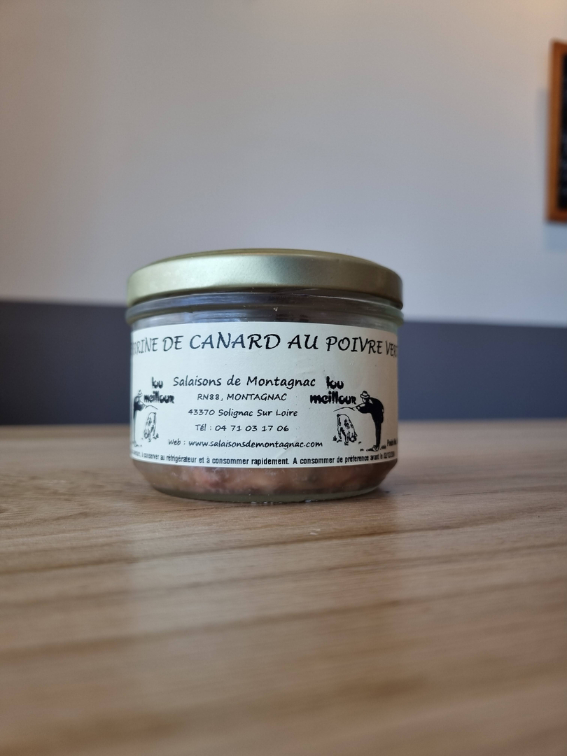 TERRINE DE CANARD AU POIVRE VERT L'APEROLOGIE lescanaillessaintjean