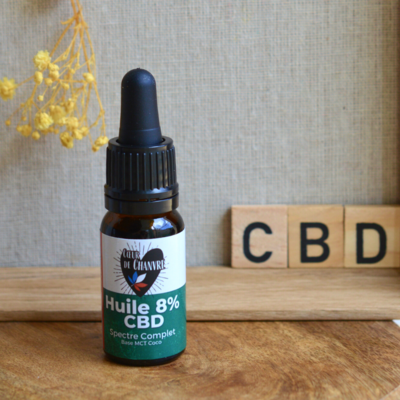 HUILE CBD effet immédiat français