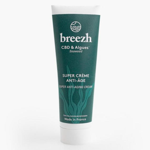 Creme anti age Breezh CBD algue