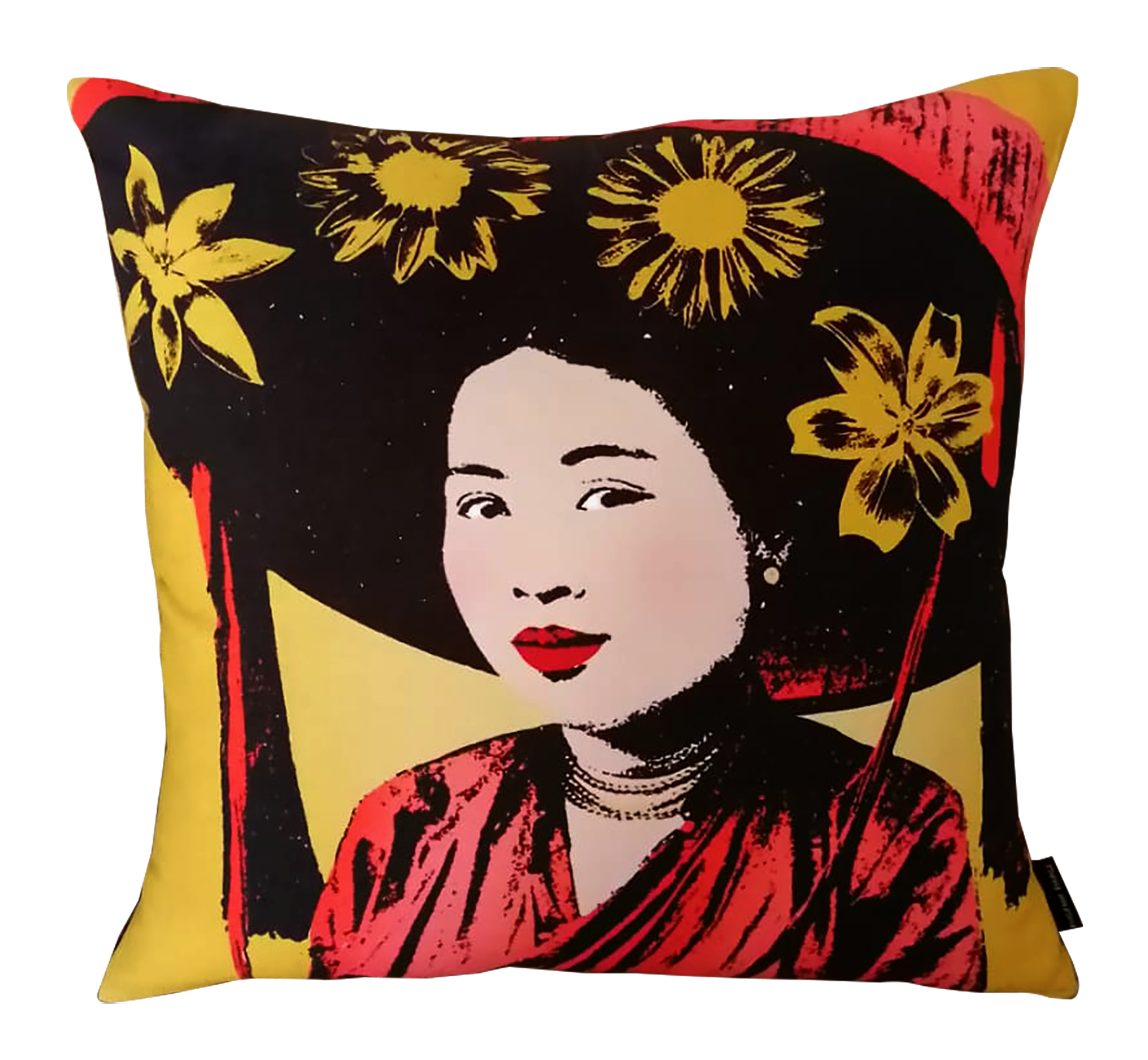 coussin coton et lin