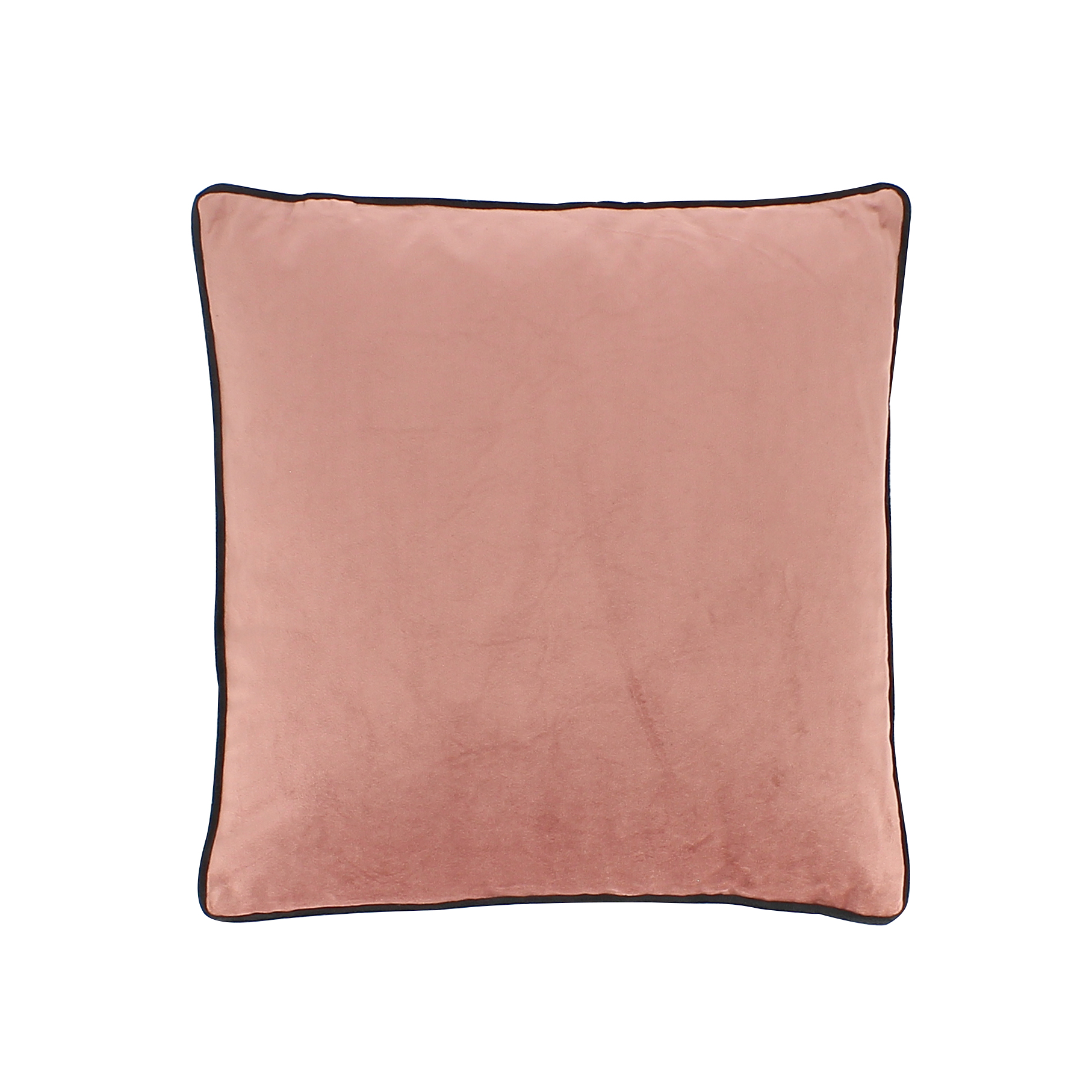 coussin velours rose