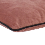 coussin velours rose