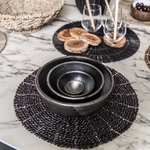 vaisselle céramique noir