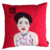 coussin coton et lin