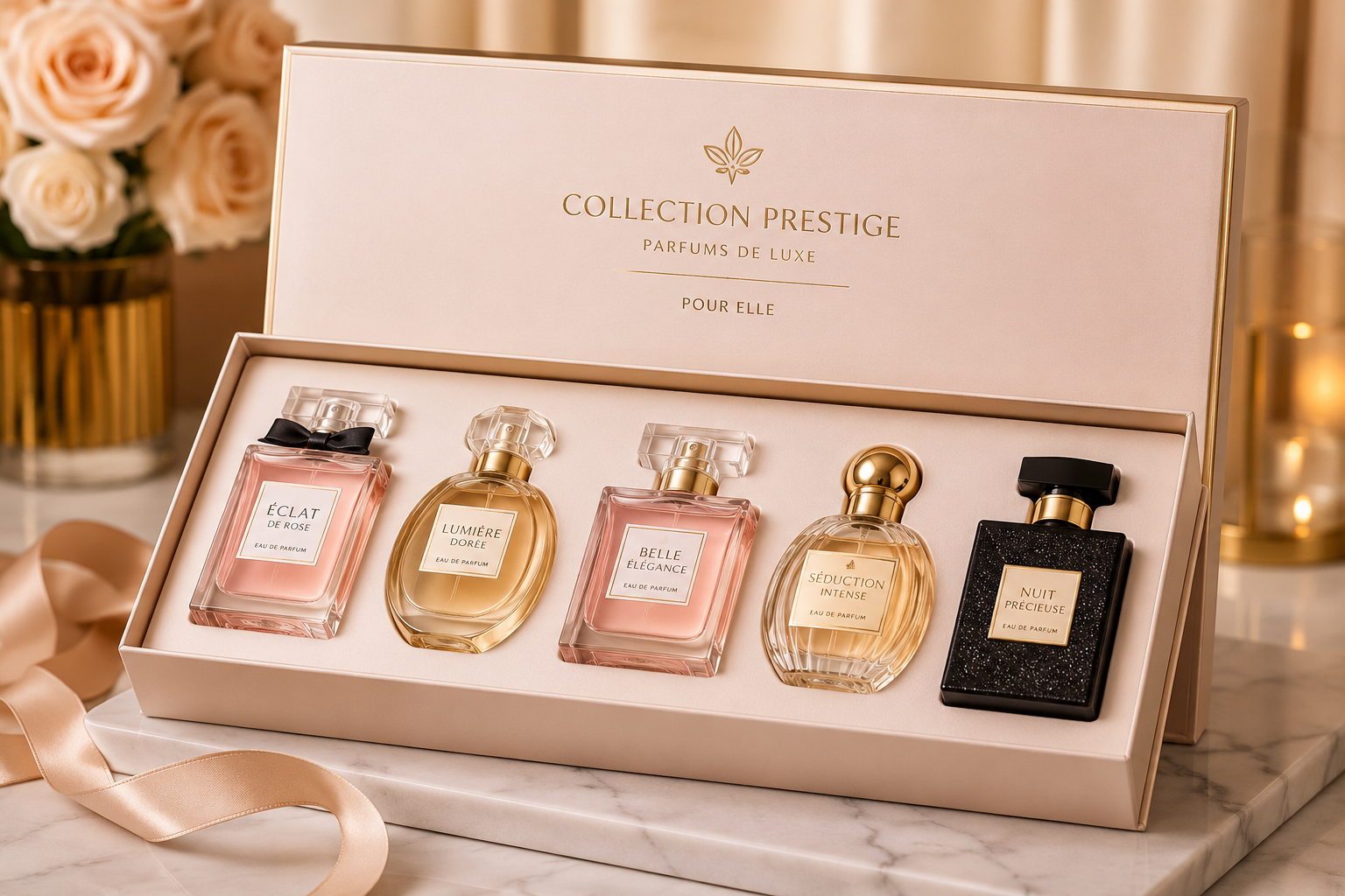 Coffret Parfum Femme Luxe Longue Tenue | Idée Cadeau
