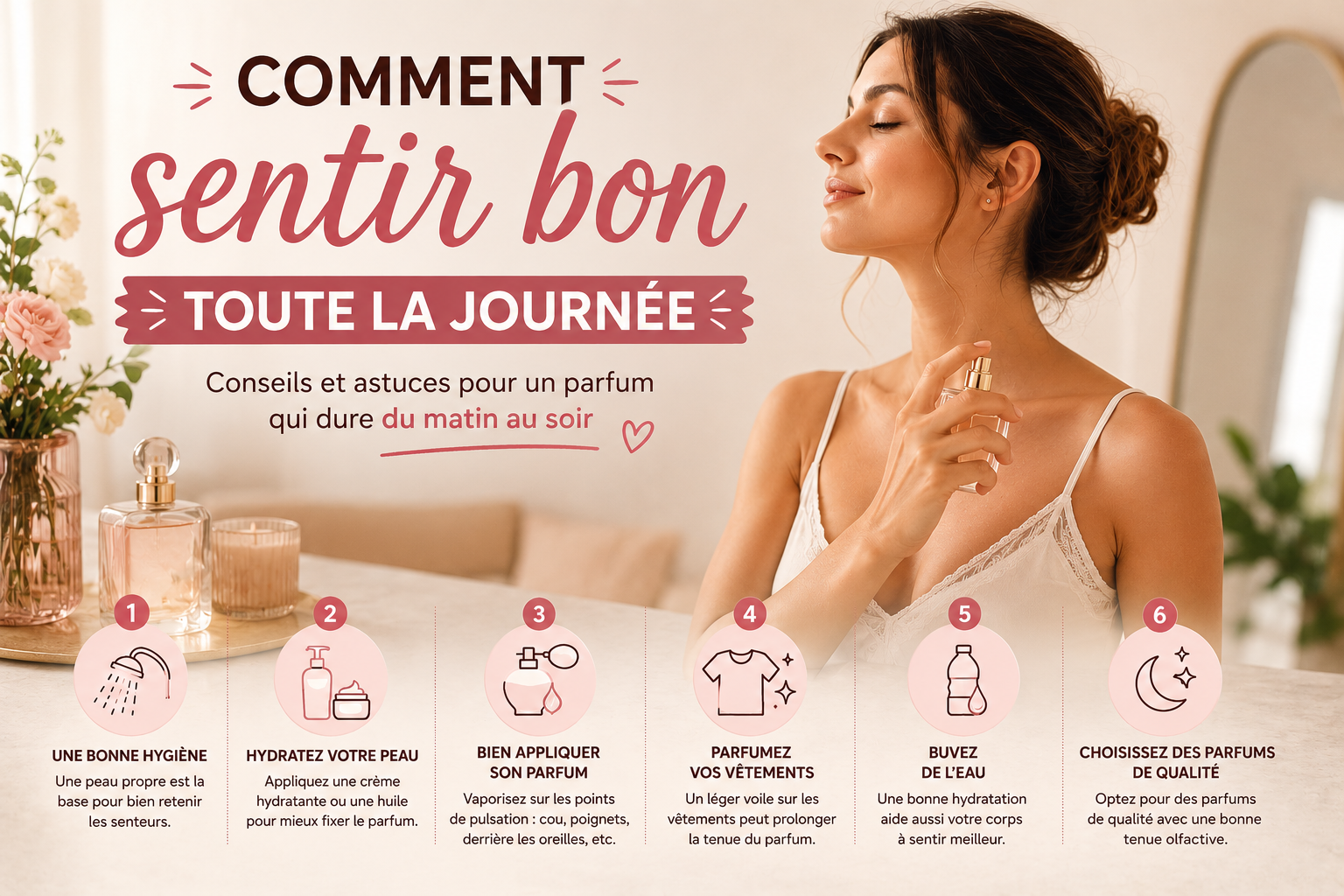 Pourquoi vouloir sentir bon toute la journée est une vraie priorité ?