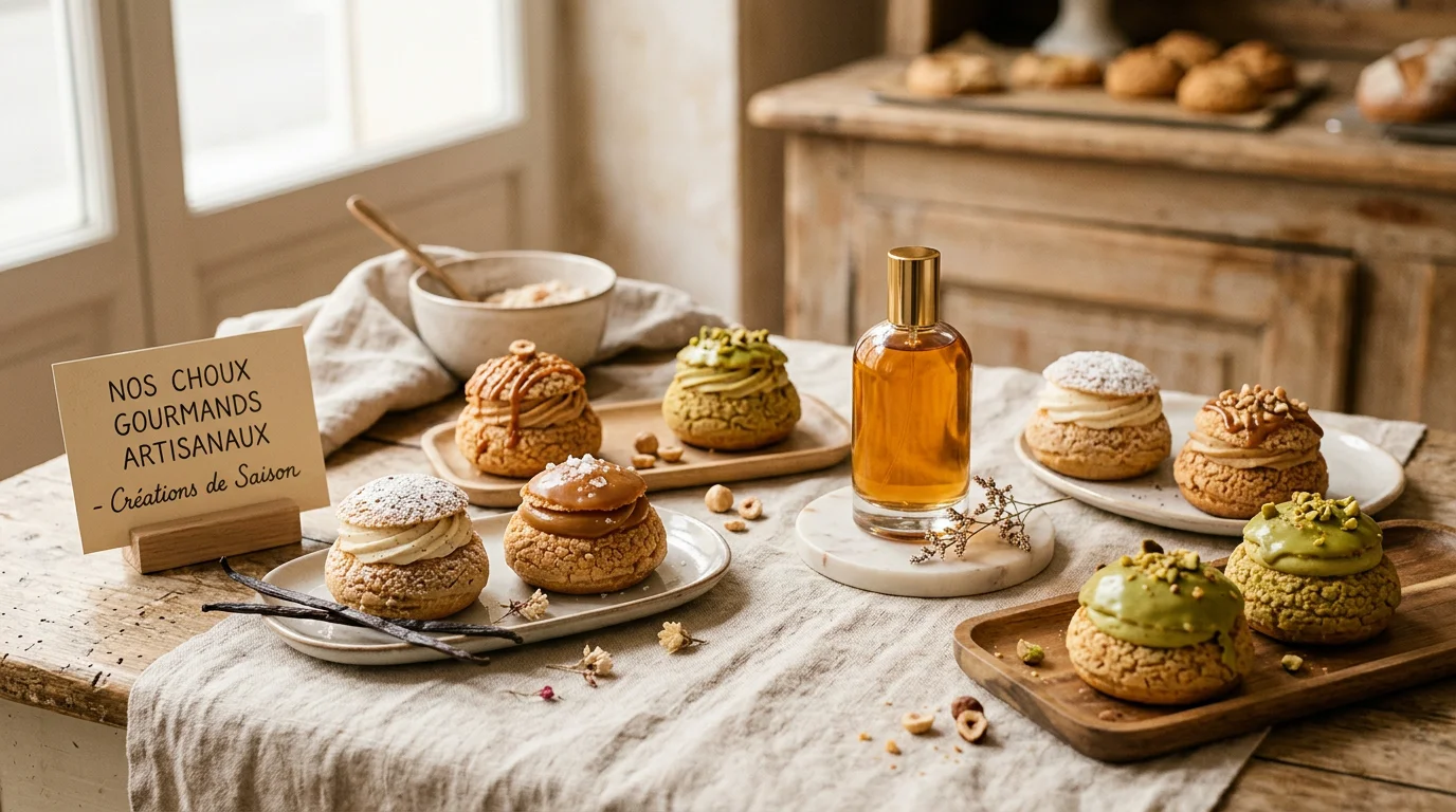 Popelini parfums : la gamme de choux et notes gourmandes