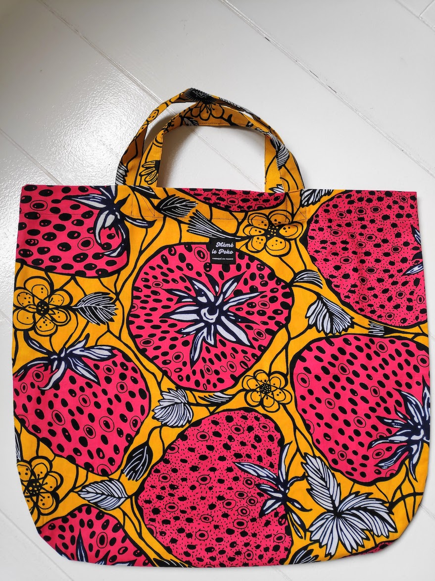 sac julia:fraises roses