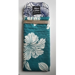 etui Tahiti bleu intérieur vert