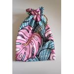 pochon rose et bleu